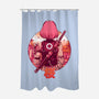 Autumn Cherry-none polyester shower curtain-Bruno Mota