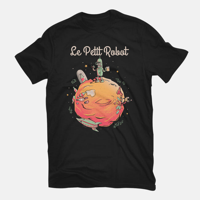 Le Petit Robot's Planet-unisex basic tee-eduely