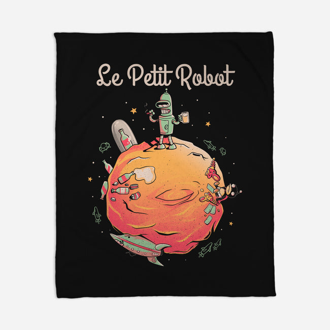 Le Petit Robot's Planet-none fleece blanket-eduely