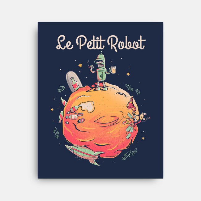 Le Petit Robot's Planet-none stretched canvas-eduely