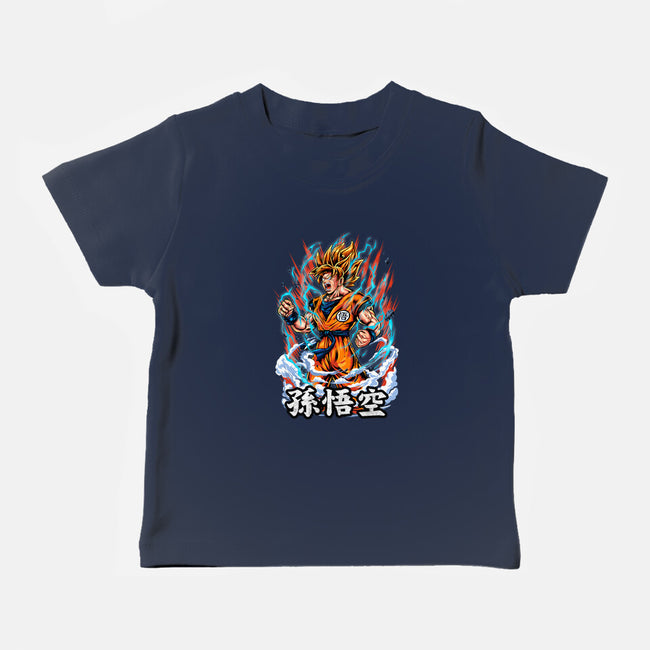 The Rage Of The Super Saiyan-baby basic tee-Knegosfield