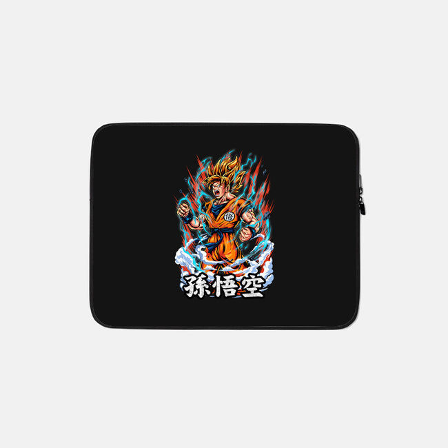 The Rage Of The Super Saiyan-none zippered laptop sleeve-Knegosfield