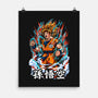 The Rage Of The Super Saiyan-none matte poster-Knegosfield