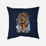 The Rage Of The Super Saiyan-none removable cover w insert throw pillow-Knegosfield