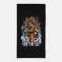 The Rage Of The Super Saiyan-none beach towel-Knegosfield