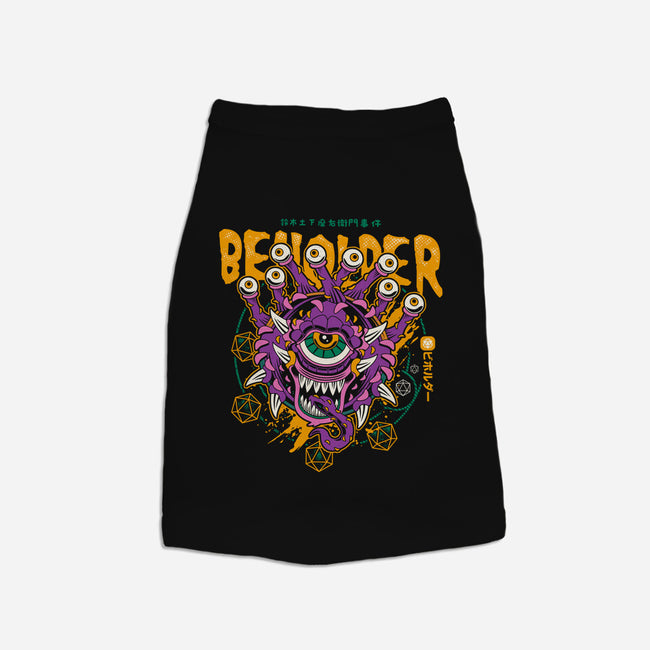 Beholder-dog basic pet tank-Logozaste