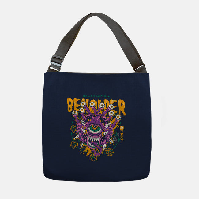 Beholder-none adjustable tote bag-Logozaste