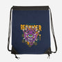 Beholder-none drawstring bag-Logozaste