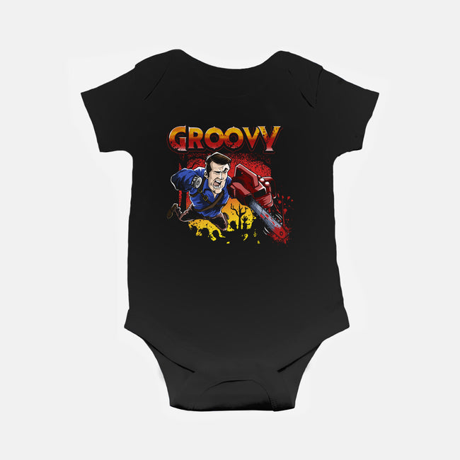 Groovy Ash-baby basic onesie-Diego Oliver