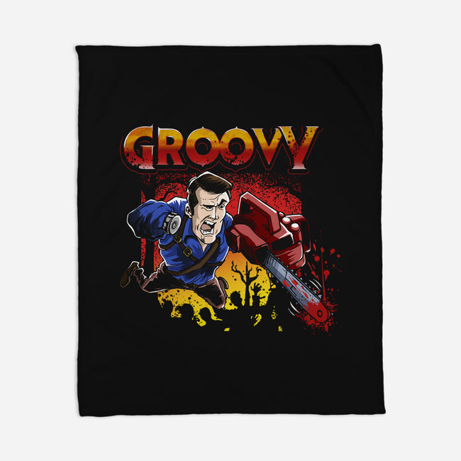 Groovy Ash-none fleece blanket-Diego Oliver