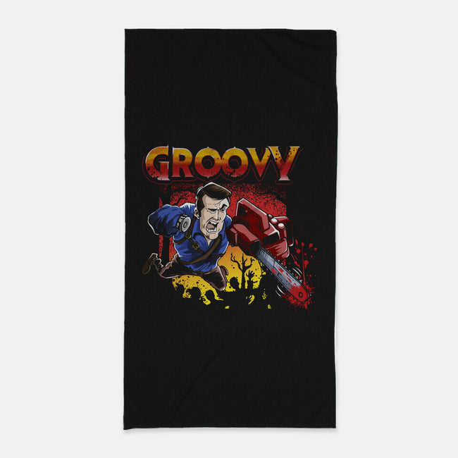 Groovy Ash-none beach towel-Diego Oliver