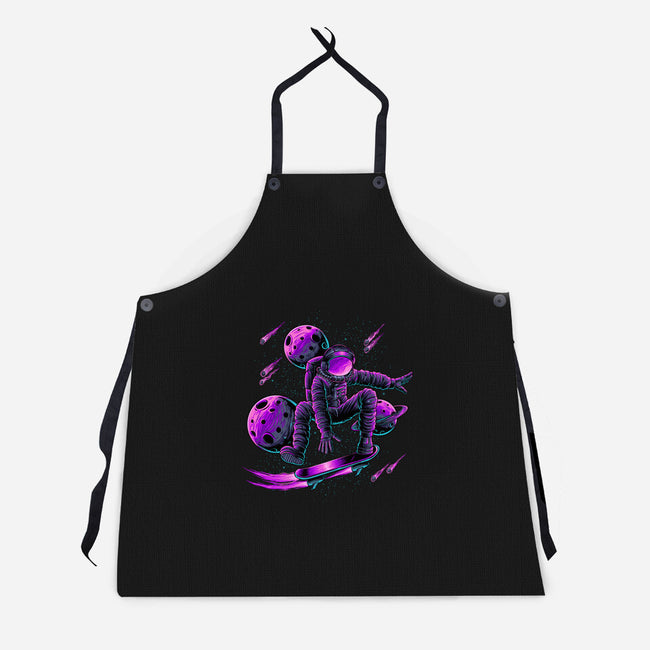 Skate Space-unisex kitchen apron-alanside