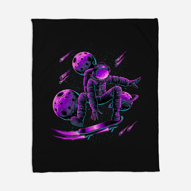 Skate Space-none fleece blanket-alanside