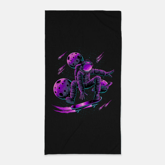 Skate Space-none beach towel-alanside