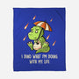 I Dino-none fleece blanket-koalastudio