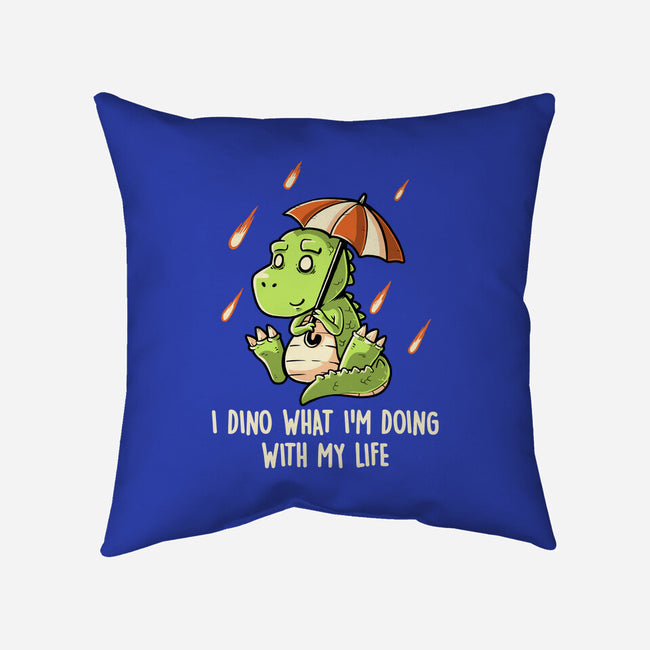 I Dino-none removable cover w insert throw pillow-koalastudio