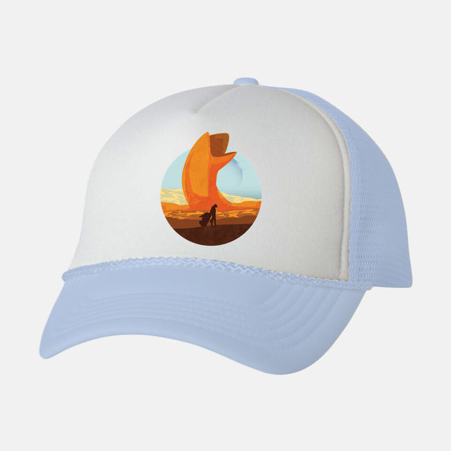 Welcome To Arrakis Desert Day Tour-unisex trucker hat-AnnoyingAmy