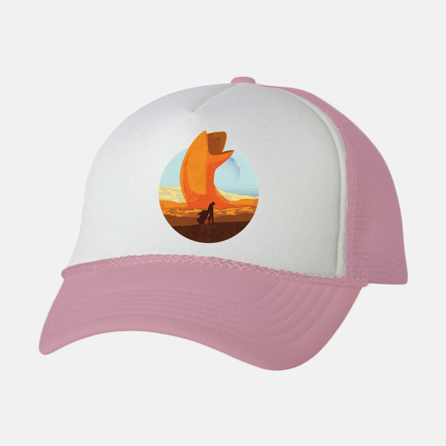 Welcome To Arrakis Desert Day Tour-unisex trucker hat-AnnoyingAmy