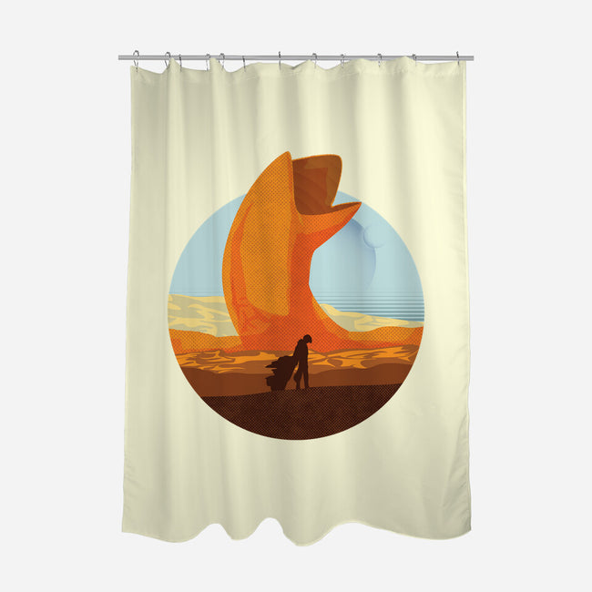 Welcome To Arrakis Desert Day Tour-none polyester shower curtain-AnnoyingAmy