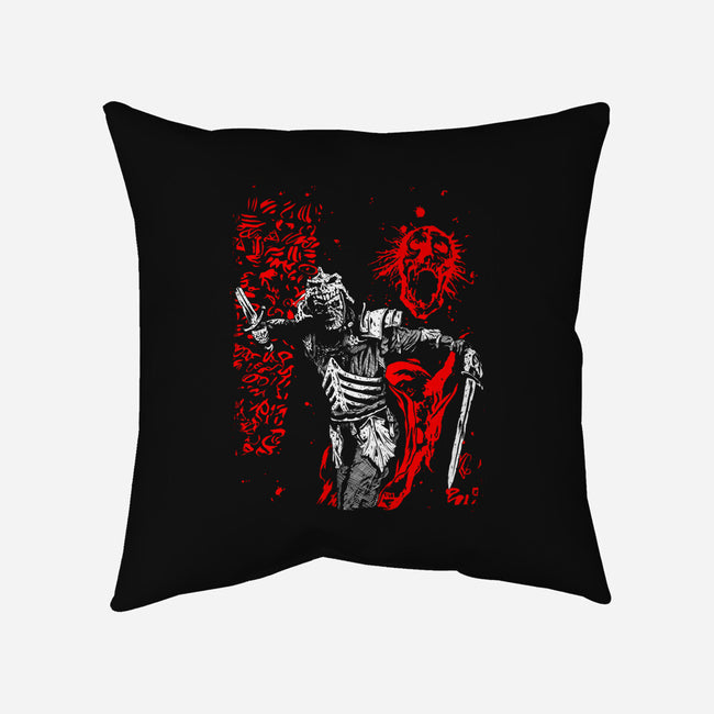 Sally Forth-none removable cover throw pillow-Jonathan Grimm Art