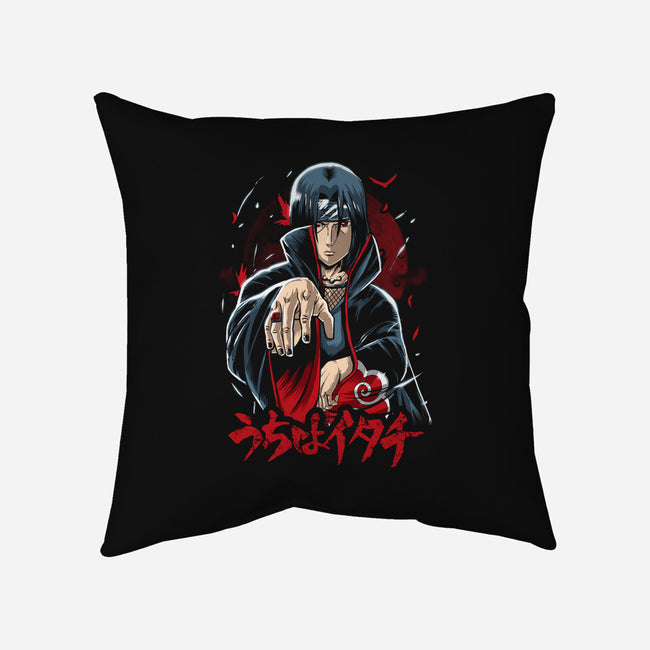 Revenge Of Itachi-none removable cover w insert throw pillow-Knegosfield