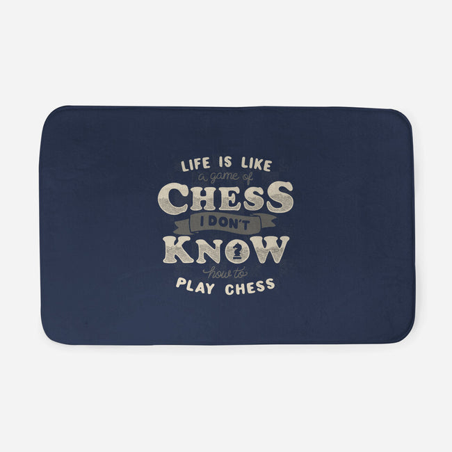 Game Of Chess-none memory foam bath mat-tobefonseca