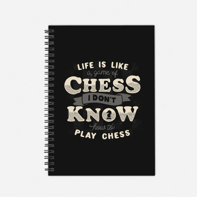 Game Of Chess-none dot grid notebook-tobefonseca