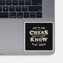 Game Of Chess-none glossy sticker-tobefonseca