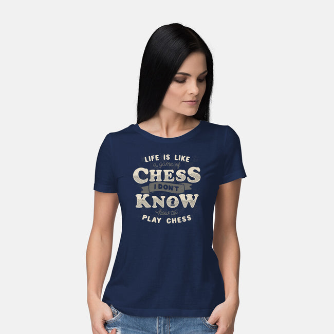 Game Of Chess-womens basic tee-tobefonseca