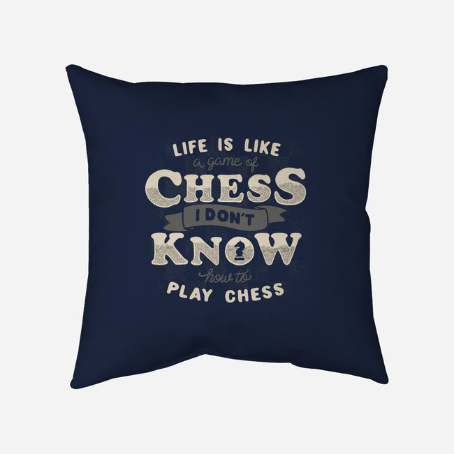 Game Of Chess-none removable cover w insert throw pillow-tobefonseca