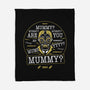 Mummy-none fleece blanket-Logozaste