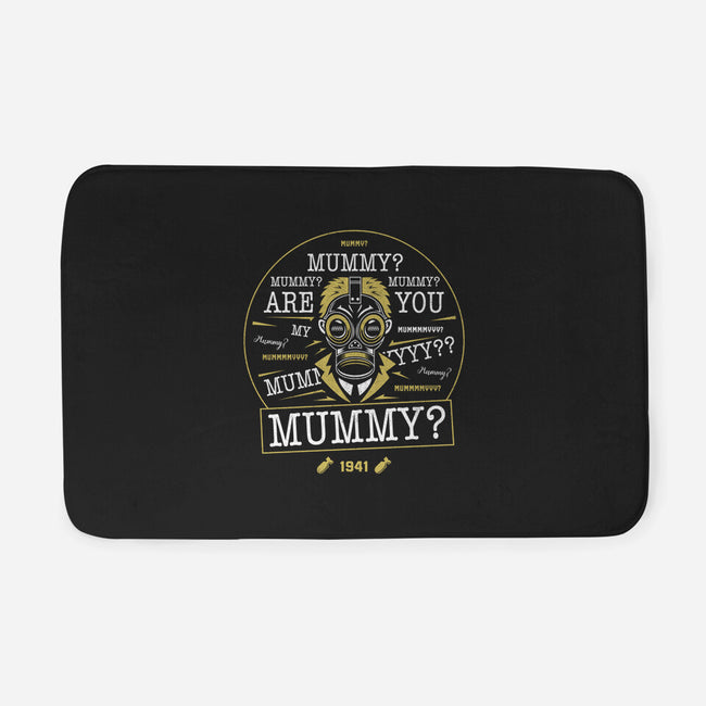 Mummy-none memory foam bath mat-Logozaste