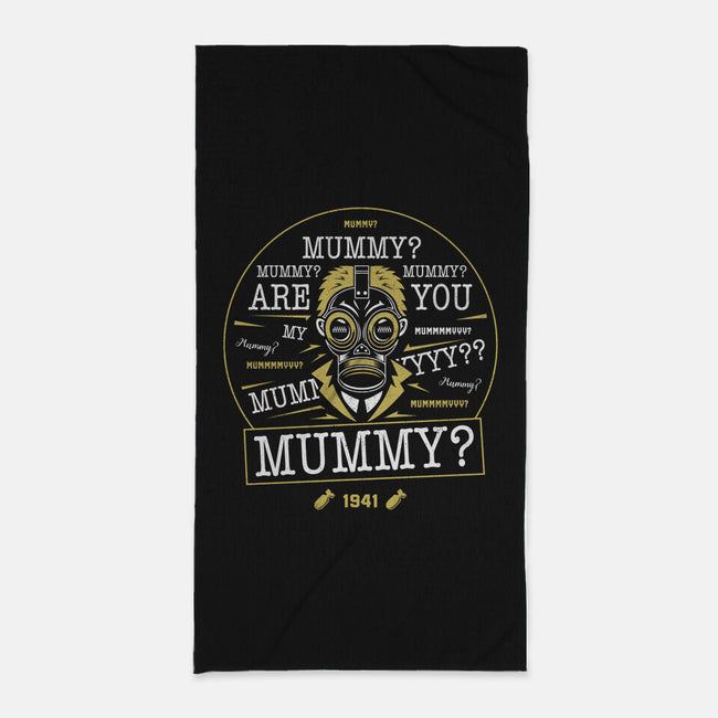 Mummy-none beach towel-Logozaste