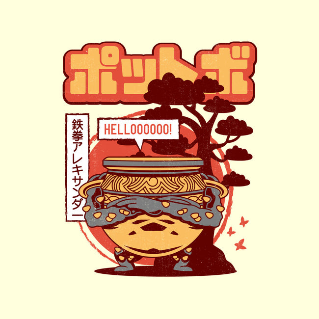 Warrior Jar Japanese Landscape-none glossy sticker-Logozaste