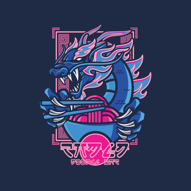 Neon Ramen Dragon-none removable cover w insert throw pillow-jrberger