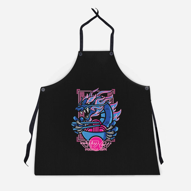 Neon Ramen Dragon-unisex kitchen apron-jrberger