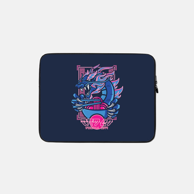 Neon Ramen Dragon-none zippered laptop sleeve-jrberger