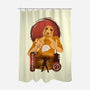 Krieg the Psycho-none polyester shower curtain-hirolabs