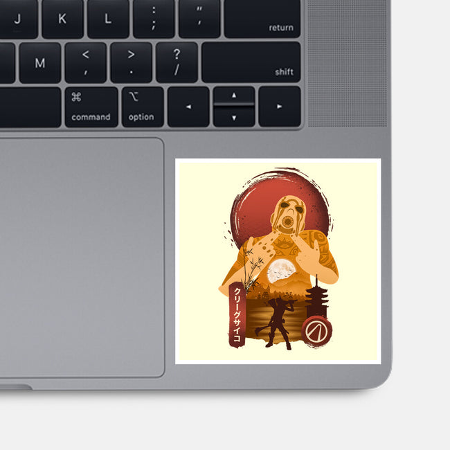 Krieg the Psycho-none glossy sticker-hirolabs