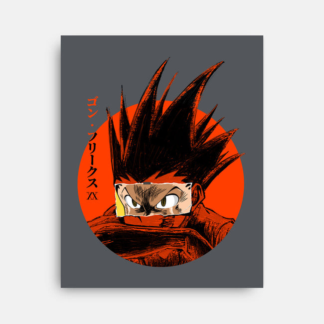 Rage-none stretched canvas-Jelly89