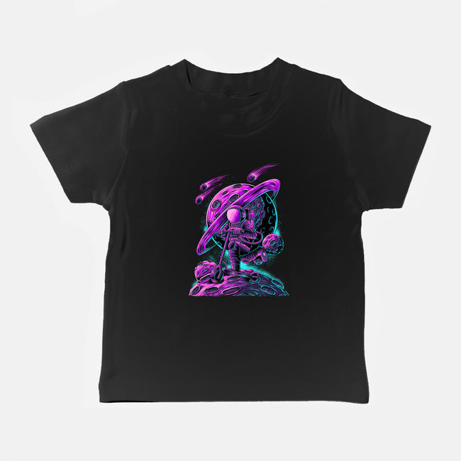 Scooter Space-baby basic tee-alanside