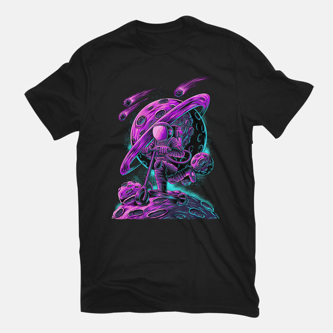 Scooter Space-womens basic tee-alanside