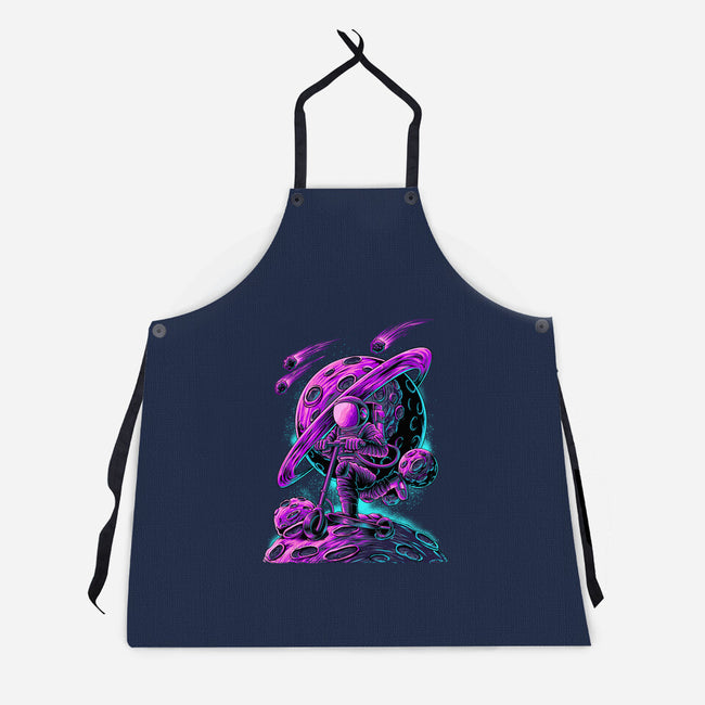 Scooter Space-unisex kitchen apron-alanside
