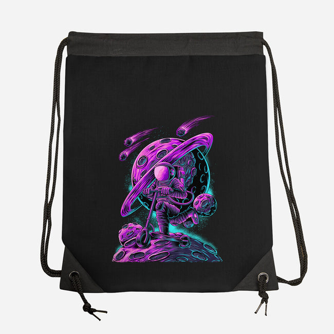 Scooter Space-none drawstring bag-alanside