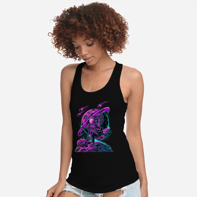 Scooter Space-womens racerback tank-alanside