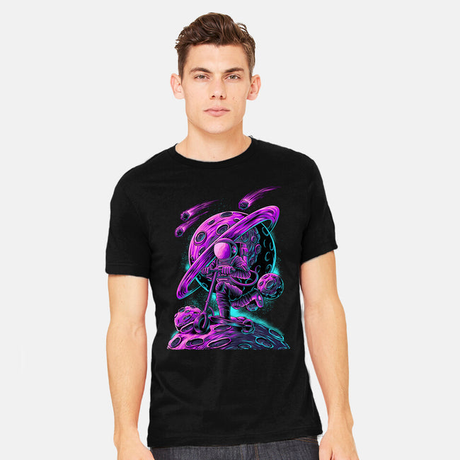 Scooter Space-mens heavyweight tee-alanside