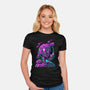 Scooter Space-womens fitted tee-alanside