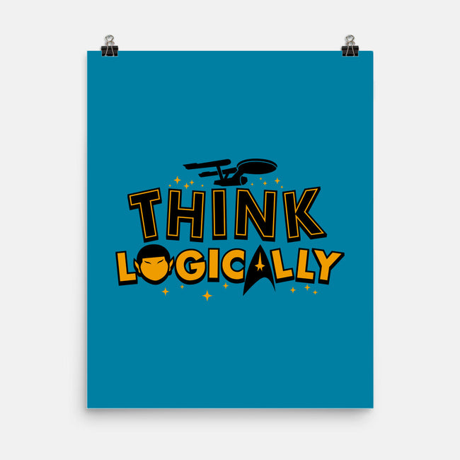 Think Logically-none matte poster-Boggs Nicolas