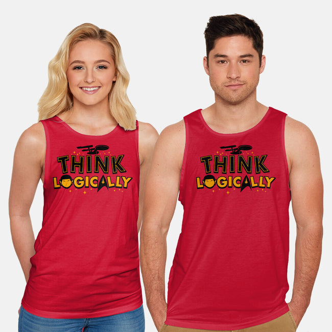 Think Logically-unisex basic tank-Boggs Nicolas