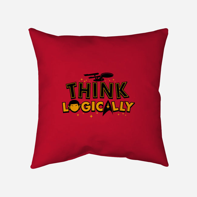 Think Logically-none removable cover w insert throw pillow-Boggs Nicolas